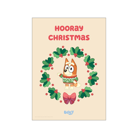 Bluey - Hooray Christmas — Art print by Bluey from Poster & Frame