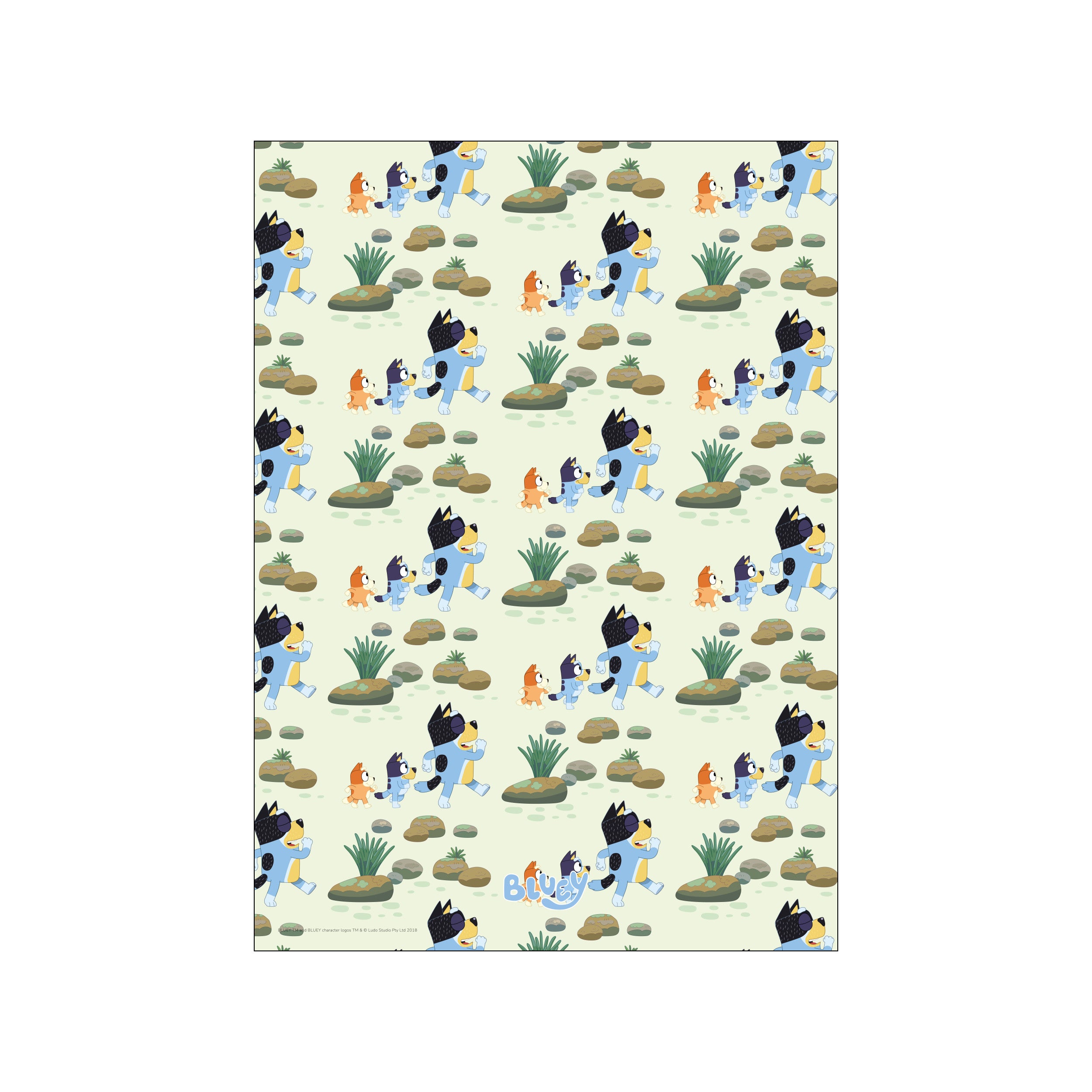 Bluey - Let's Go Pattern – Poster & Frame Art Group