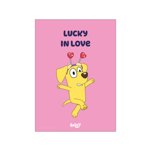 Bluey - Lucky in Love — Art print by Bluey from Poster & Frame