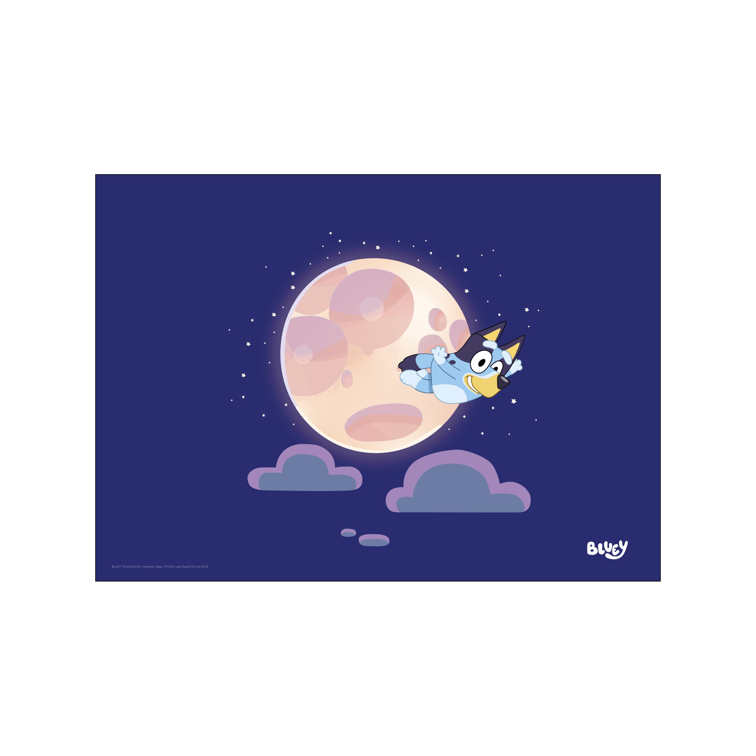 Bluey - Moon & Stars – Poster & Frame Art Group