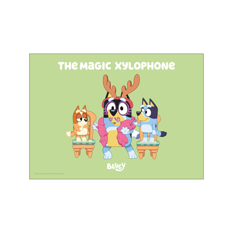 Bluey – The Magic Xylophone — Art print by Bluey from Poster & Frame