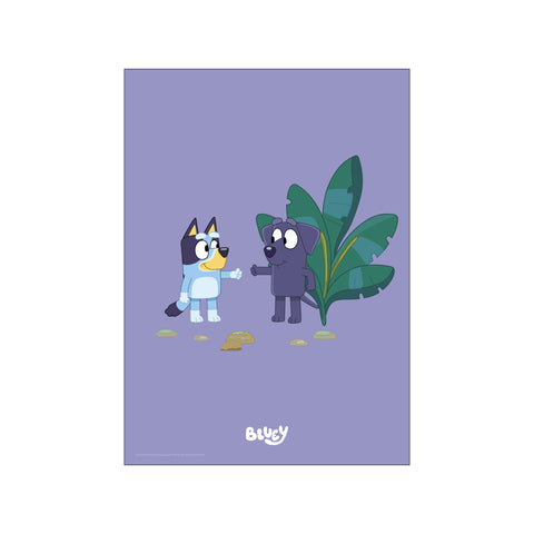 Bluey - Thumbs Up — Art print by Bluey from Poster & Frame