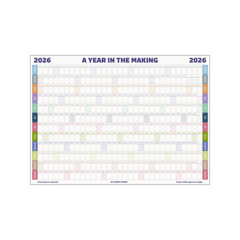2026 Calendar — Art print by By Garmi from Poster & Frame