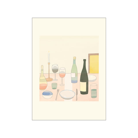 Dinner With Friends — Art print by By Garmi from Poster & Frame
