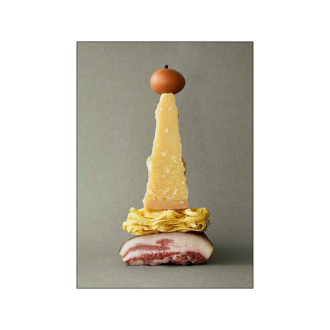 Carbonara — Art print by Planetarisk Kogebog from Poster & Frame