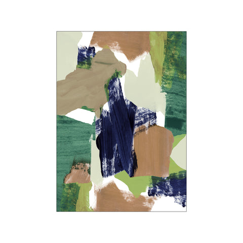 Earthy Brushstroke Abstract