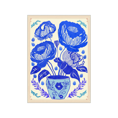 Blue Blossom Vase — Art print by Casa Cartissi from Poster & Frame