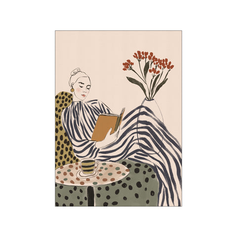 Chic Woman Reading