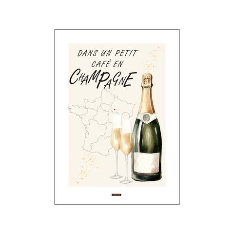 CHAMPAGNE NO.1 — Art print by Kasper Benjamin from Poster & Frame