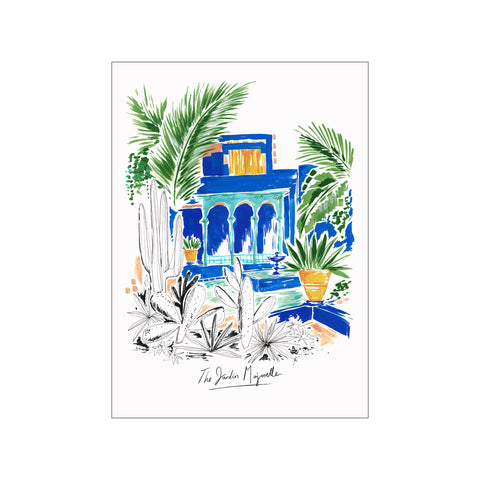 The Majorelle House — Art print by Charlie Taylor from Poster & Frame