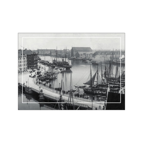 Børsbroen og børskanalen - Gamle billeder af København