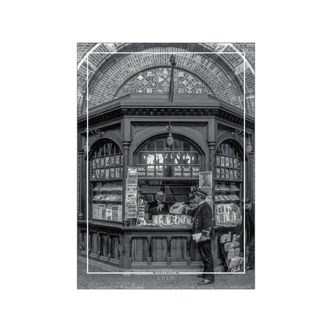 Kiosk på Hovedbanegården - Gamle billeder af København