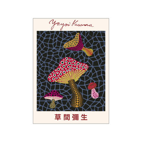 Mushrooms - Yayoi Kusama Kunstplakat