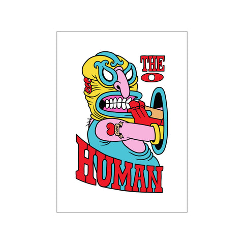 The art of human nature - Left — Art print by Copenhagen Poster from Poster & Frame