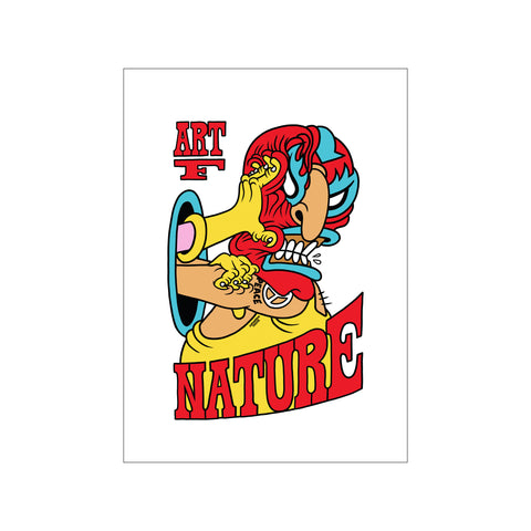 The art of human nature - Right — Art print by Copenhagen Poster from Poster & Frame