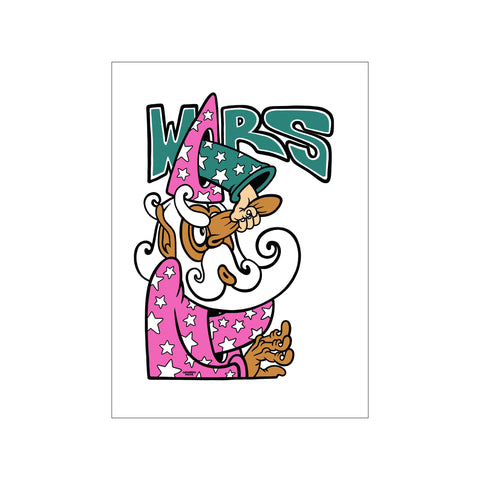 Wizard Wars - Right — Art print by Copenhagen Poster from Poster & Frame
