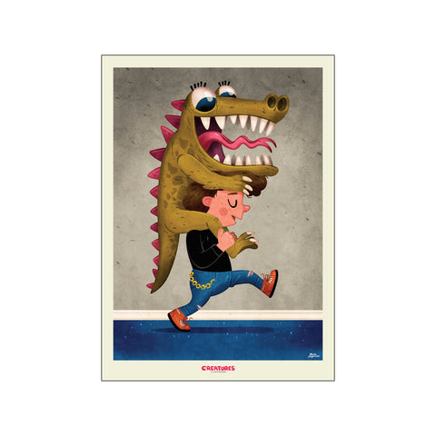 Creatues Playtime — Art print by Martin Jørgensen - Kids from Poster & Frame