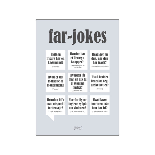 Far-jokes - Dialægt — Art print by Dialægt from Poster & Frame