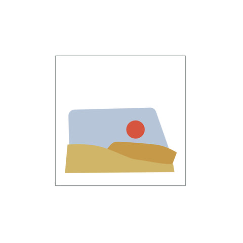 desert landscape 1 - Square — Art print by Wonderful Warehouse from Poster & Frame