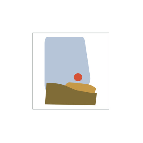 desert landscape 2 - Square — Art print by Wonderful Warehouse from Poster & Frame