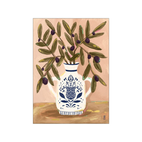 Olive Branches In a Pot Painting