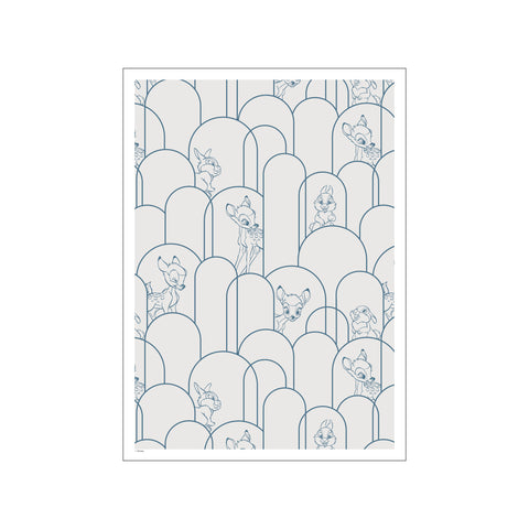 Disney – Bambi Blue — Art print by Disney from Poster & Frame