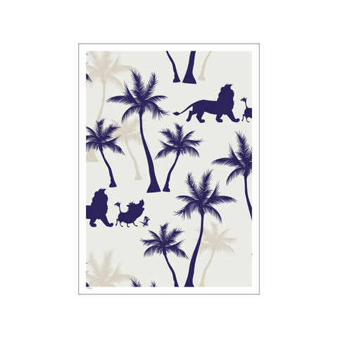 Disney – The Lion King Blue Palms — Art print by Disney from Poster & Frame