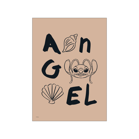 Disney - Angel Shell Letters — Art print by Disney from Poster & Frame