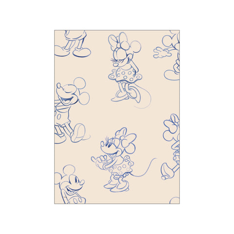 Mickey and Minnie - Classic Sketches — Art print by Disney from Poster & Frame