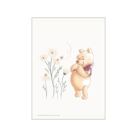 Winnie the Pooh with Daisies — Art print by Disney from Poster & Frame