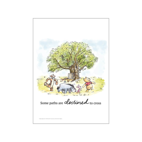 Winnie the Pooh - Tree Gathering Print — Art print by Disney from Poster & Frame