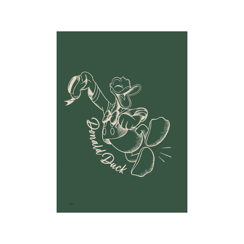 Donald Duck – Jumping Joy — Art print by Disney from Poster & Frame