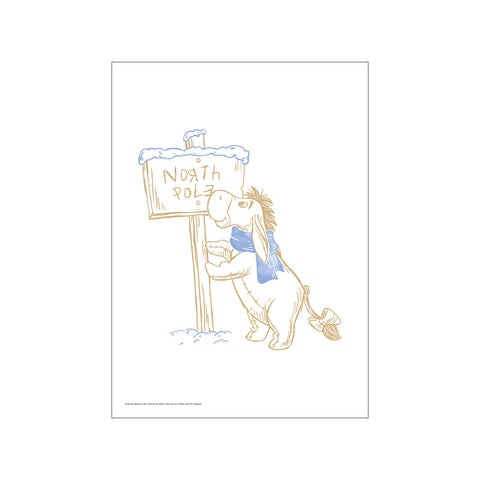 Disney - Eeyore at the North Pole — Art print by Disney from Poster & Frame