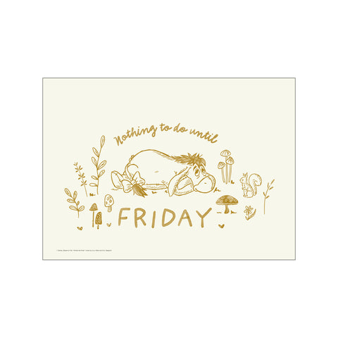 Disney - Eeyore Slow Friday — Art print by Disney from Poster & Frame