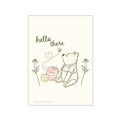 Hello There, Winnie the Pooh — Art print by Disney from Poster & Frame