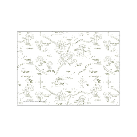 Disney's Hundred Acre Wood Map — Art print by Disney from Poster & Frame