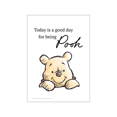 Just Being Winnie the Pooh Today — Art print by Disney from Poster & Frame
