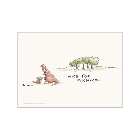 Disney's Kanga and Roo Picnic Spot — Art print by Disney from Poster & Frame