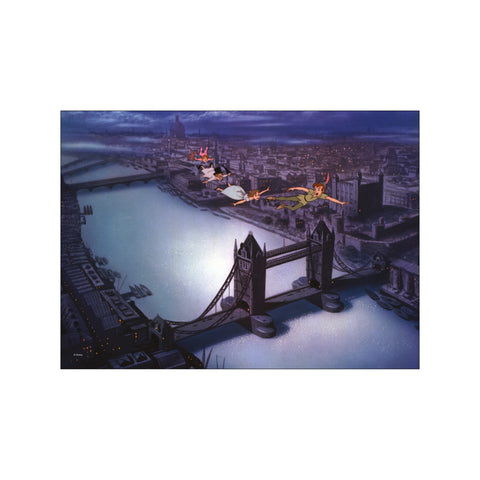 Disney - London Night Flight — Art print by Disney from Poster & Frame