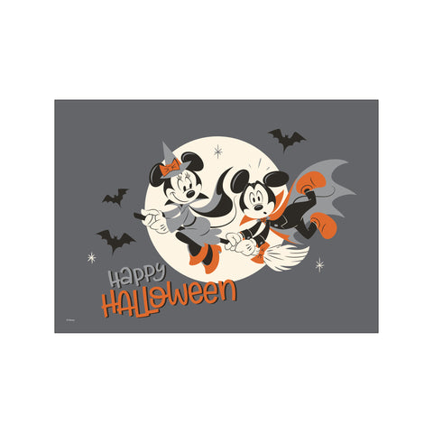 Disney - Mickey and Minnie Mouse – Halloween Night Ride — Art print by Disney from Poster & Frame