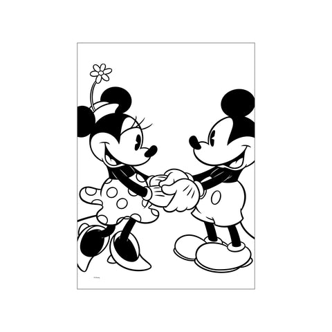 Mickey & Minnie – Complete — Art print by Disney from Poster & Frame