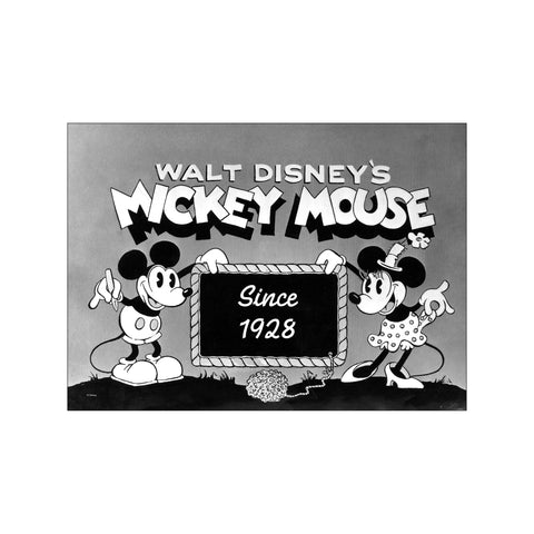 Mickey & Minnie – Since 1928 Poster — Art print by Disney from Poster & Frame