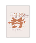 Mickey & Minnie Mouse – Timing Moment — Art print by Disney from Poster & Frame