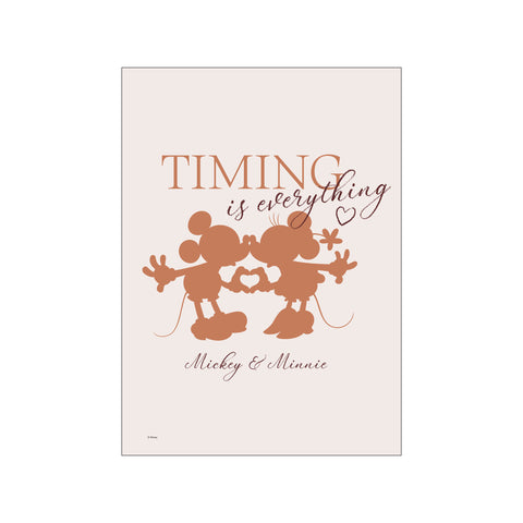 Mickey & Minnie Mouse – Timing Moment — Art print by Disney from Poster & Frame