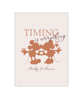 Mickey & Minnie Mouse – Timing Moment — Art print by Disney from Poster & Frame