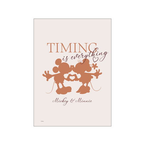 Mickey & Minnie Mouse – Timing Moment — Art print by Disney from Poster & Frame