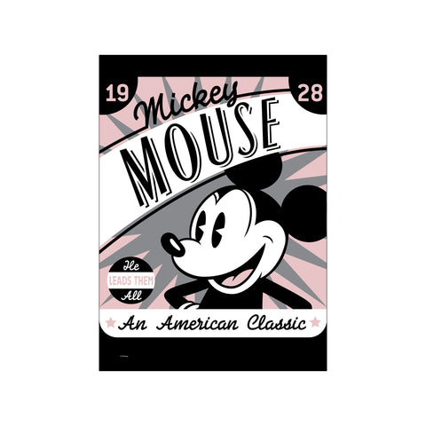 Mickey Mouse – American Classic — Art print by Disney from Poster & Frame