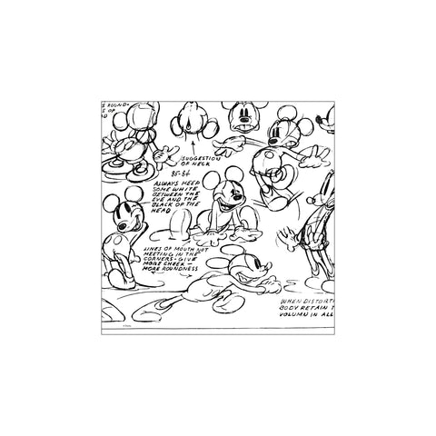 Mickey Mouse – Animation Study — Art print by Disney from Poster & Frame