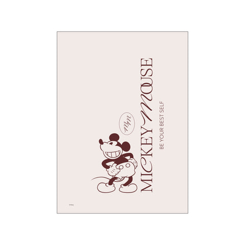 Mickey Mouse – Be Your Best — Art print by Disney from Poster & Frame