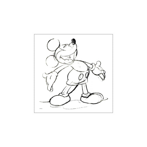 Mickey Mouse – Bold Welcome Sketch — Art print by Disney from Poster & Frame